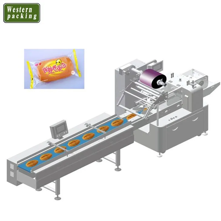 horizontal flow wrap packing machine