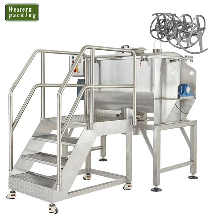 Máquina misturadora de especiarias em pó