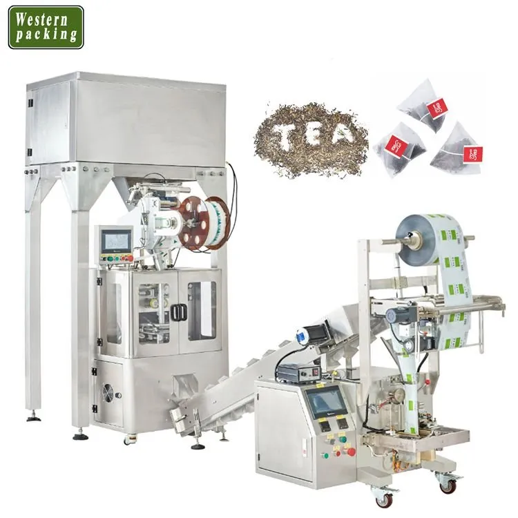 Máquina de embalagem de chá com impressora