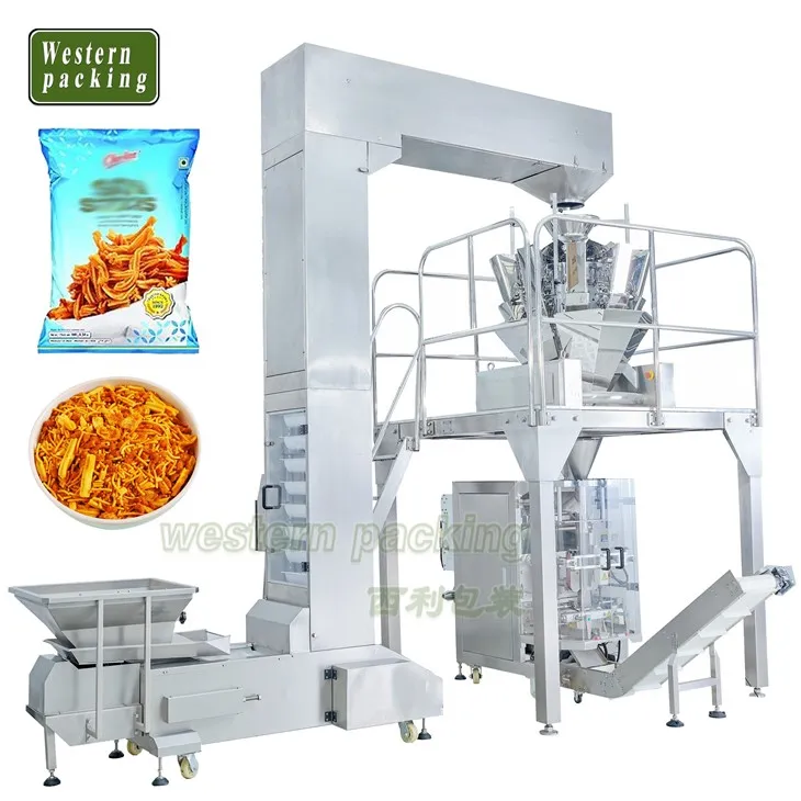 Máquina de embalagem de biscoitos automática