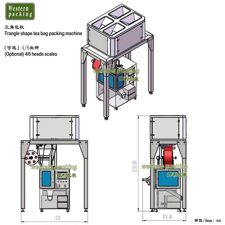 automatic tea bag packaging machine