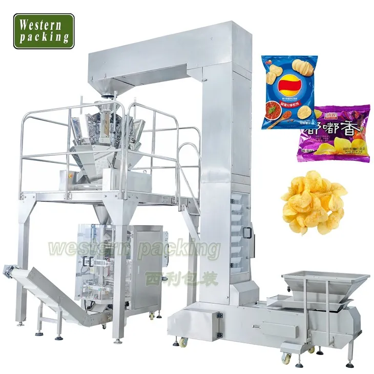 Máquina de embalagem de batata frita
