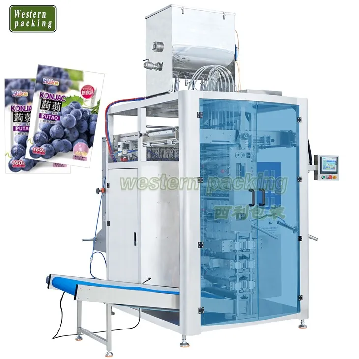 Máquina de embalagem de sachês de suco
