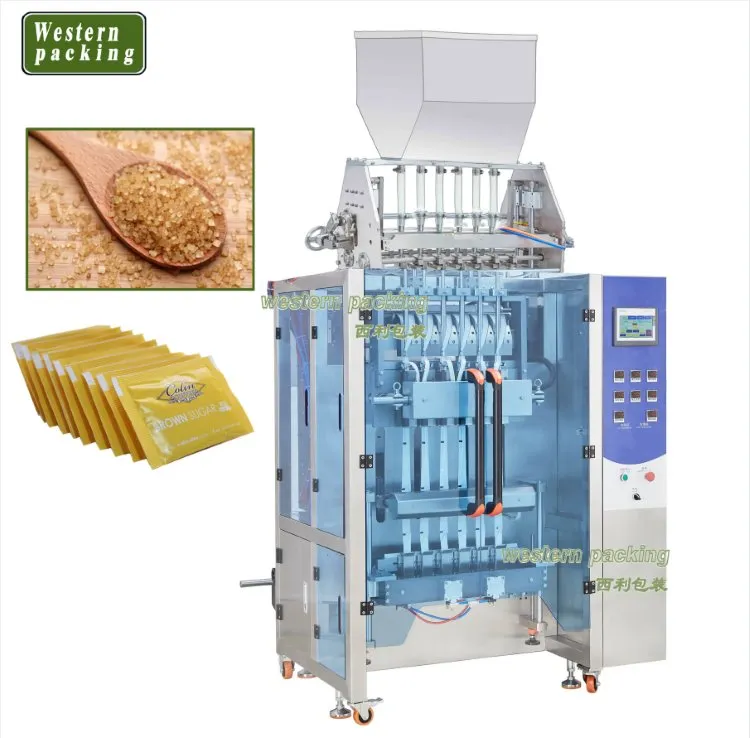 Máquina de embalagem de sacos de sachê de gel de sílica multilane