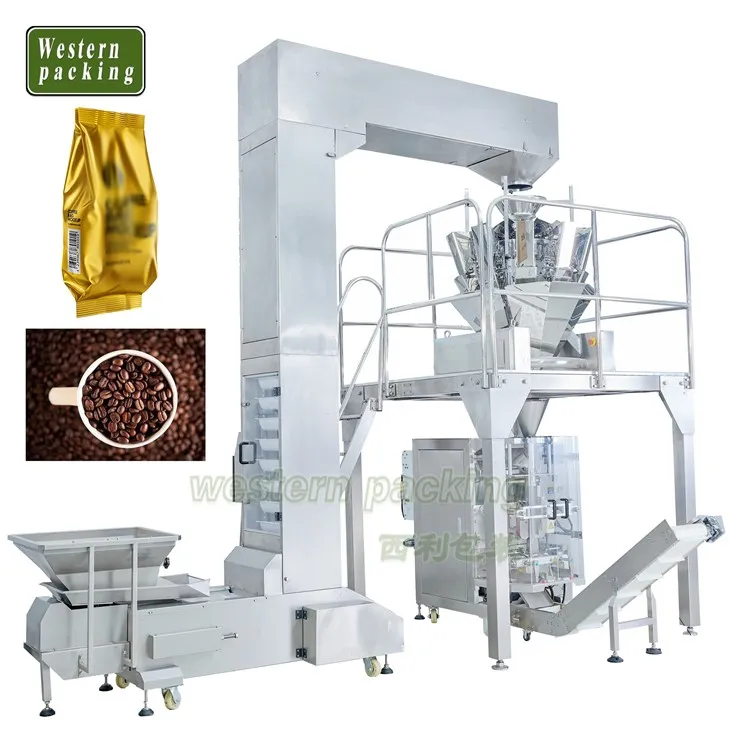 Máquina de embalagem de sacos de pipoca