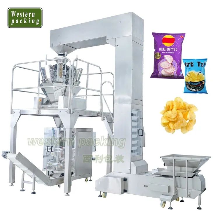 Máquina de embalagem de batata frita