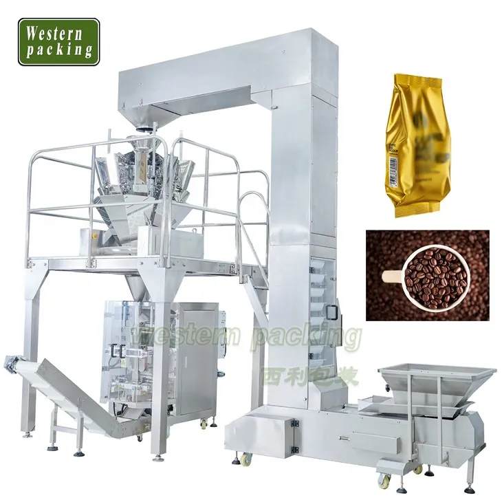 Máquina de embalagem de wafers de batata Z Elevator
