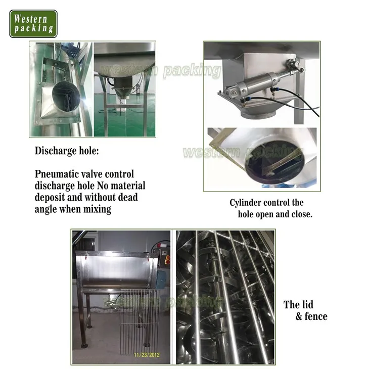 ribbon blender powder mixer