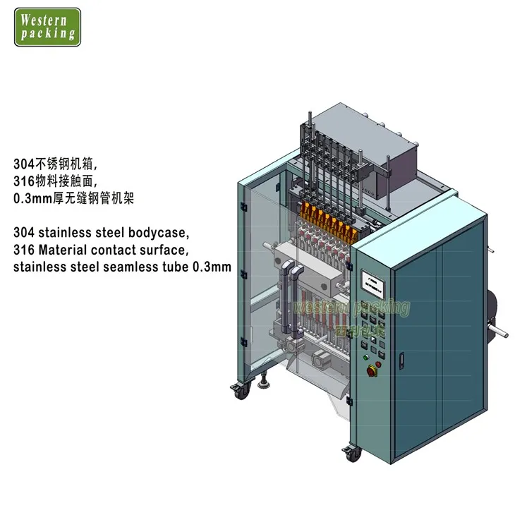 small oil pouch packing machine