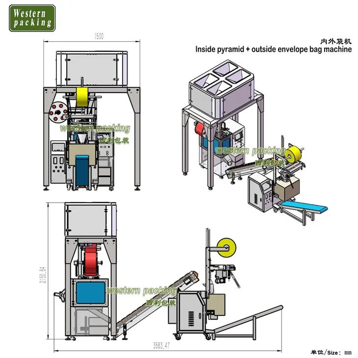 pyramid tea packing machine