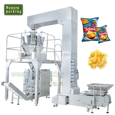 Máquina de embalagem de amendoim com balança combinada