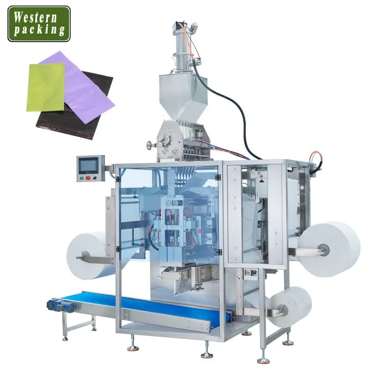 Máquina de embalagem de almofada absorvente de água