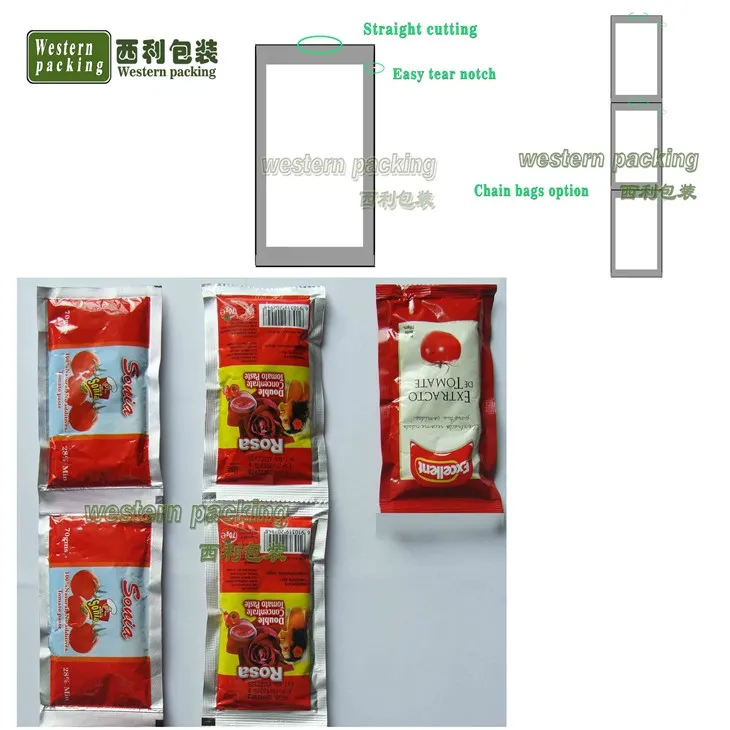 10 Gram Sachet Ketchup Packing Machine