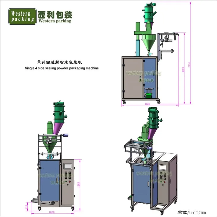 powder pouch filling machine