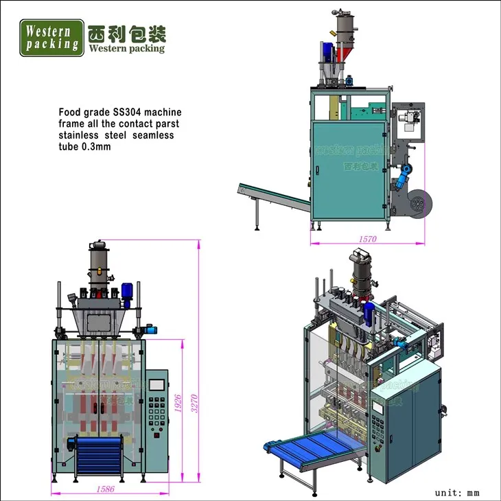 Three Side Seal Pouch Packaging Machine factory