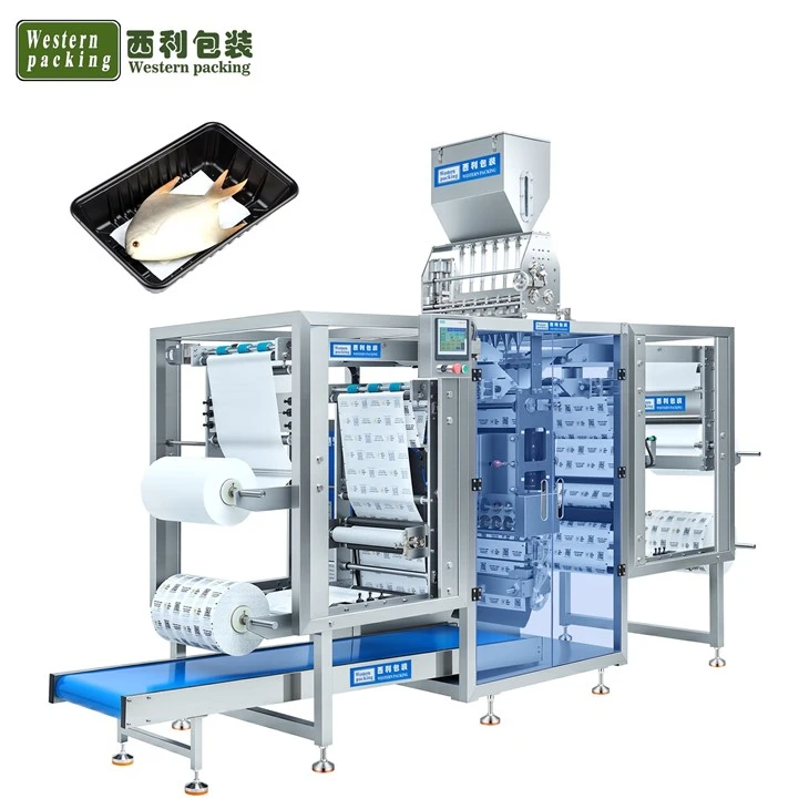 Máquina de embalagem de alimentos para almofadas absorventes