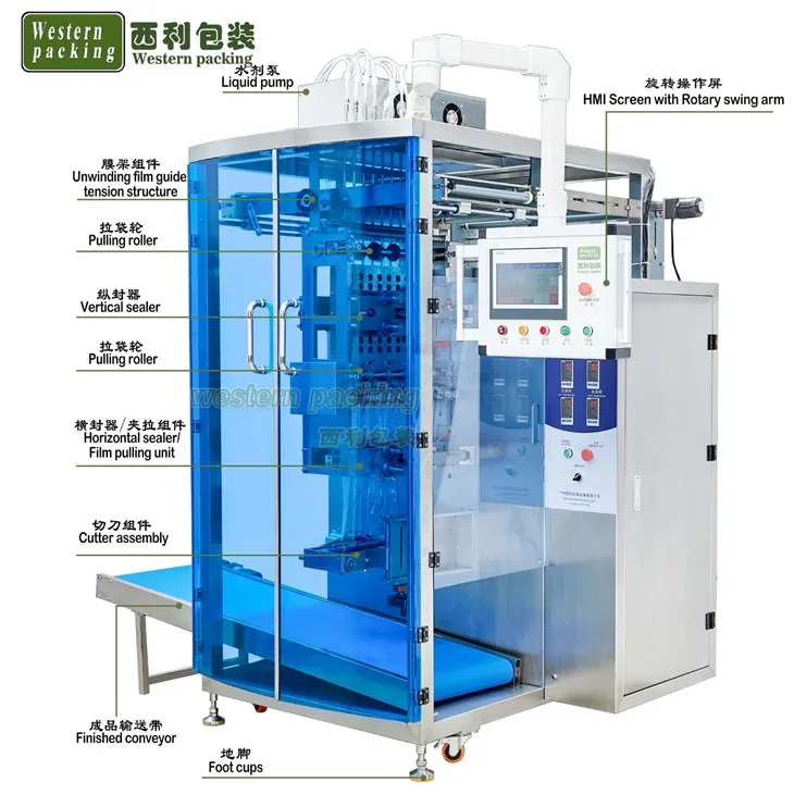 liquid pouch vinegar sachet packing machine