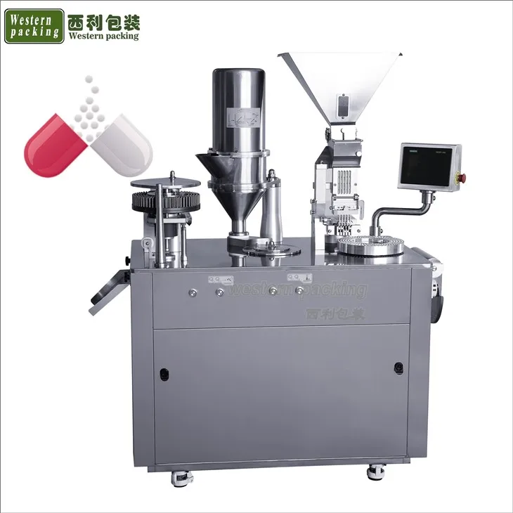 Máquina de enchimento de cápsulas em pó automática