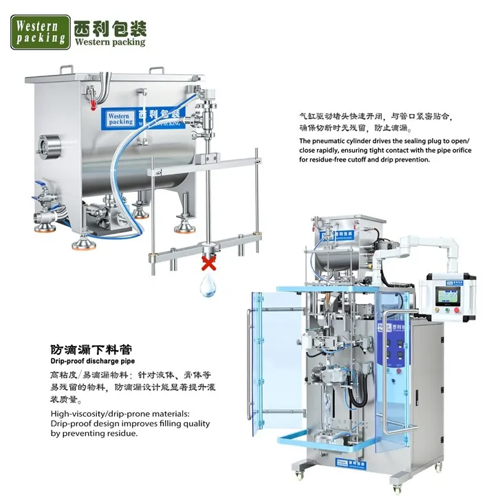 irregular shaped energy gel sachet packing machine