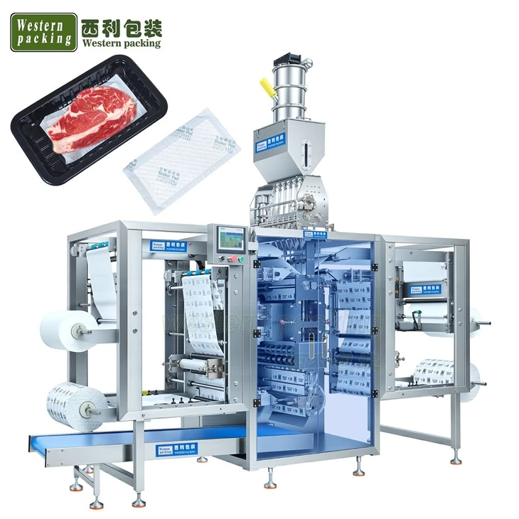 Máquina de almofadas absorventes