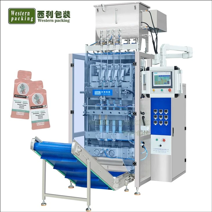 Máquina de embalagem de maionese de sachet multi -pista