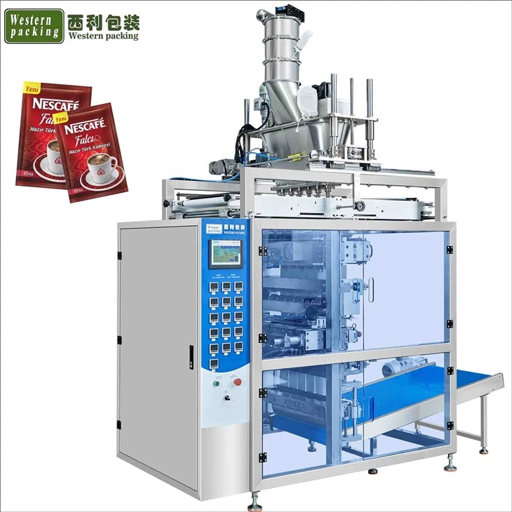 Máquina embaladora de sachês com selagem lateral Multilane 4