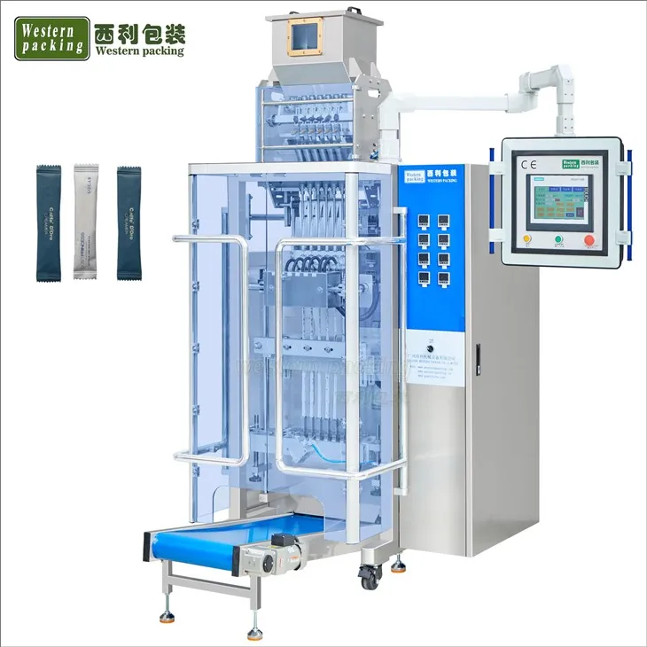 Máquina de embalagem de pau de açúcar multilina