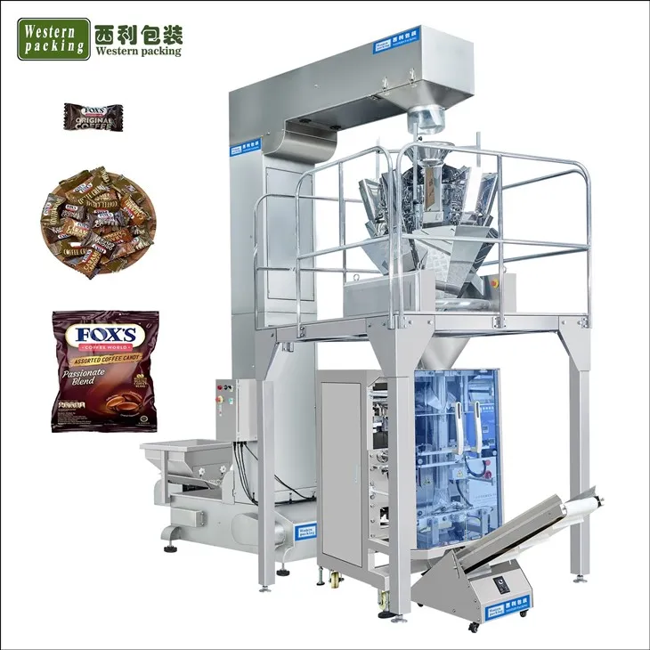 Máquina de embalagem automática de lanches