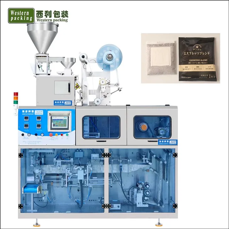 Máquina de embalagem de saco de filtro de café