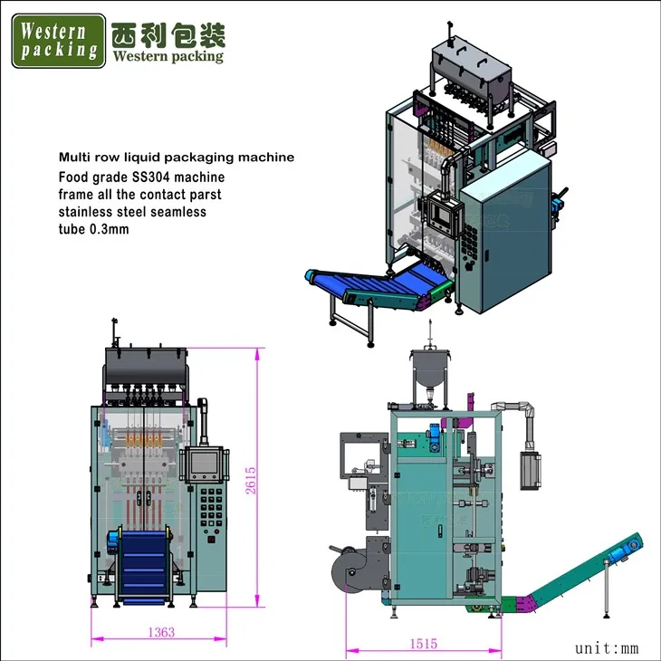 stick pack filling machine