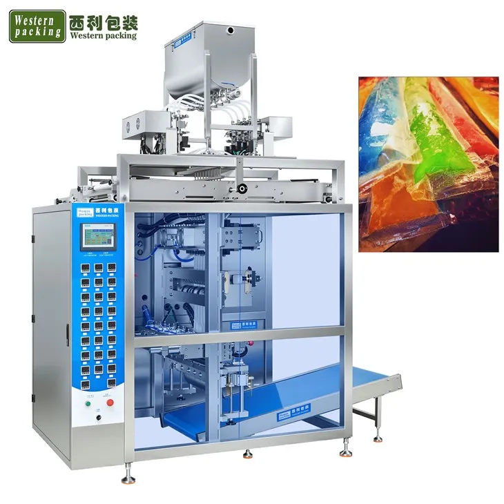 Máquina de embalagem de gelatina Multilane