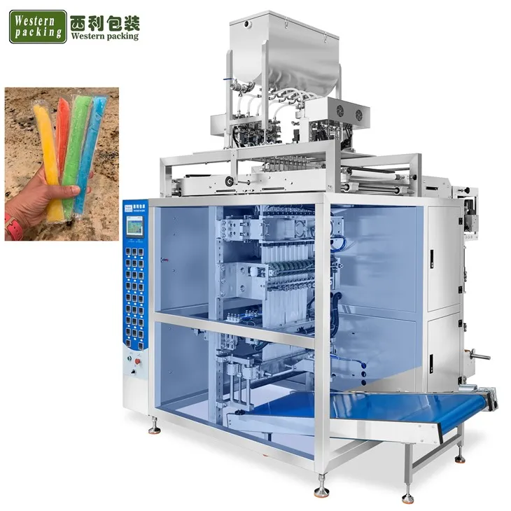 Máquina de embalagem de líquidos para enxaguatório bucal Multilane Sachet