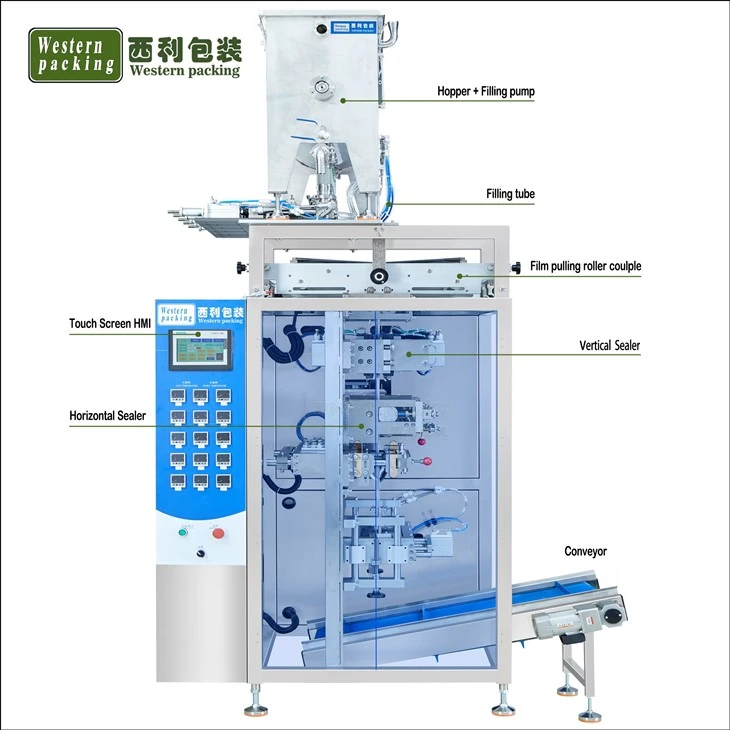 tomato ketchup sachet packing machine