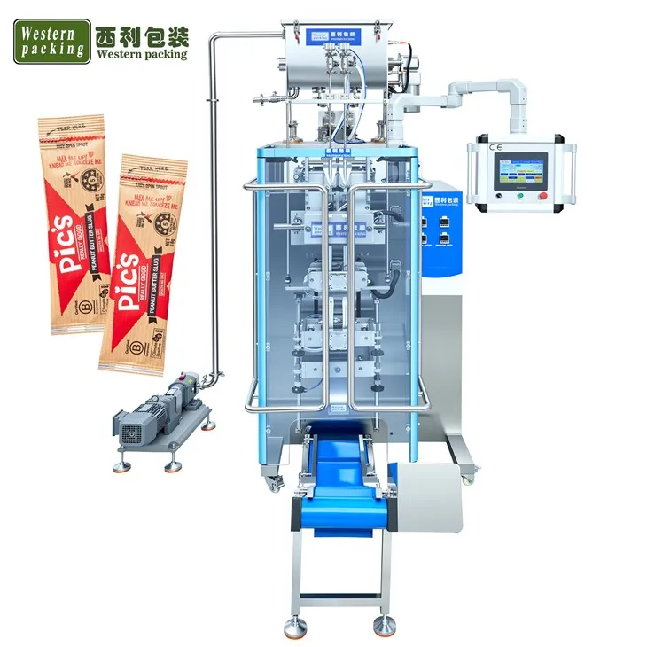 Máquina de embalagem de bolsas para molho de salada