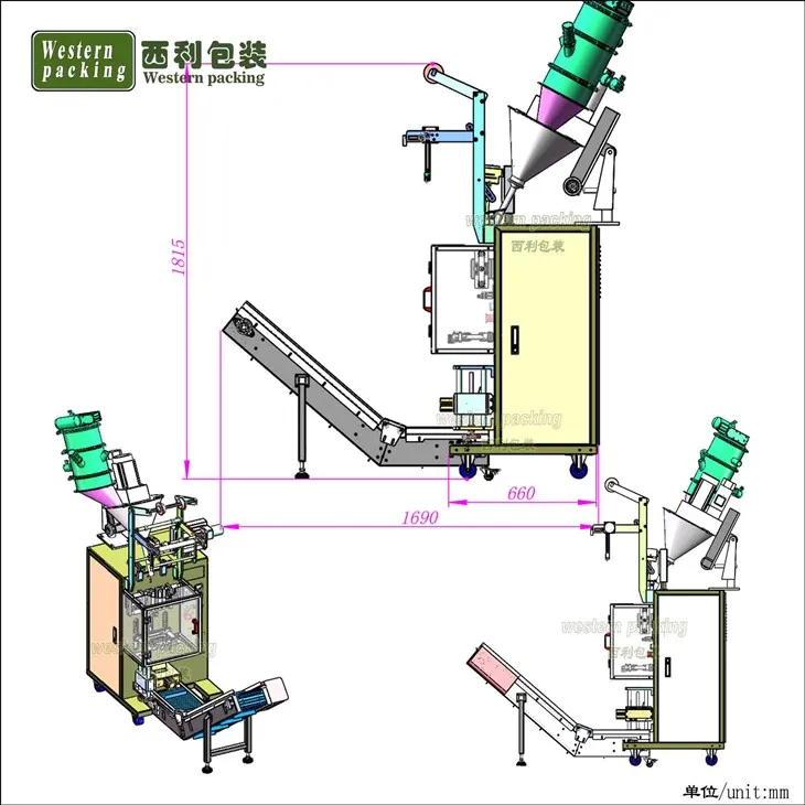 Small Scale Powder Sachet Filling and Packing Machine1251