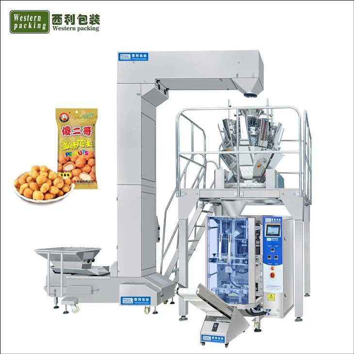 Máquina de embalagem de salgadinhos de batata frita