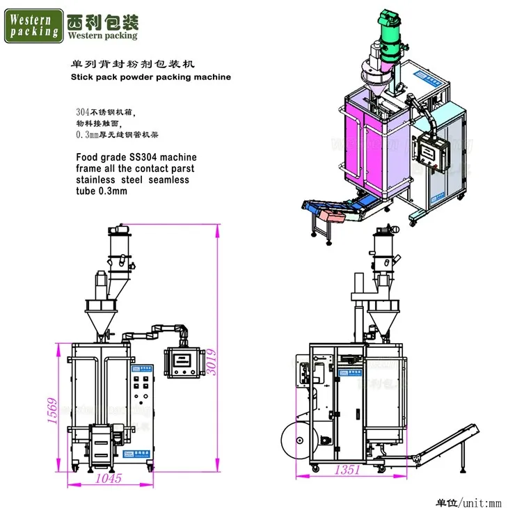 stick filling machine