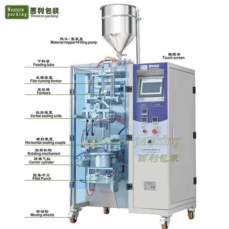 triangle juice sachet packing machine