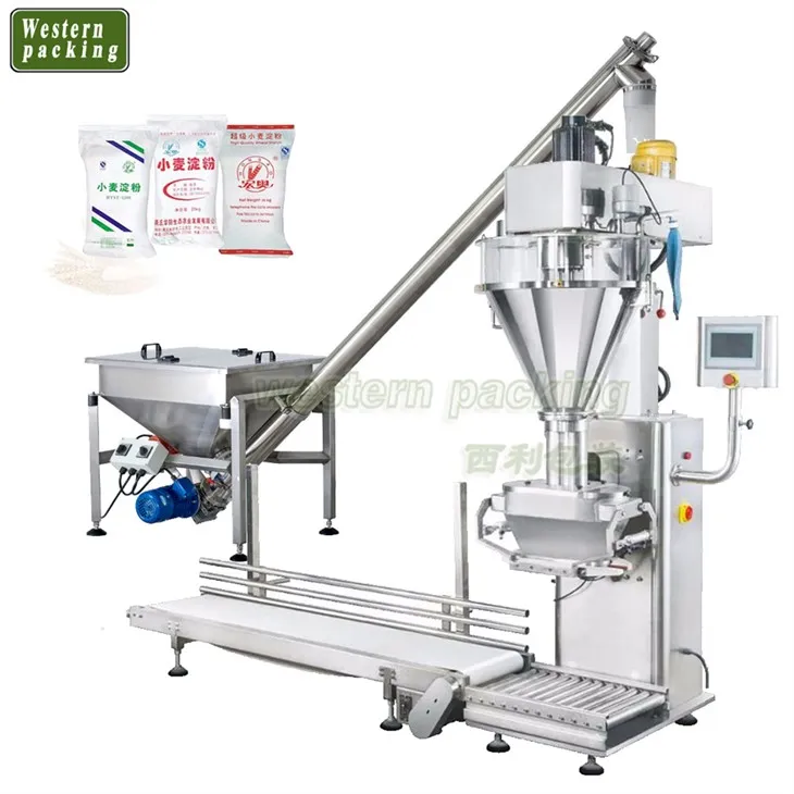 Máquina de enchimento semiautomática de suco em pó