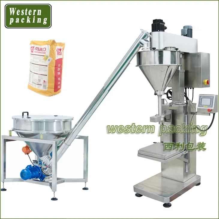 Máquina de enchimento de pimenta em pó com especiarias semiautomática