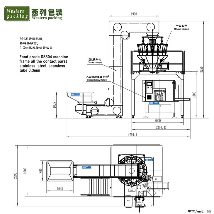 zipper packing machine