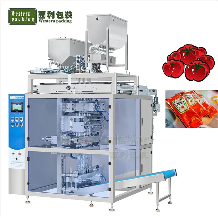 Máquina de embalagem de saqueta de molho de tomate