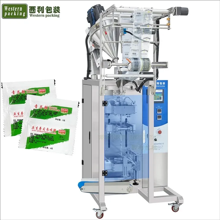 Máquina de embalagem vertical de bolsa de gêmeos